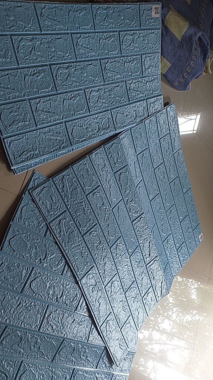 77 X 70cm Bukan Tipis 3d Wallpaper Foam Timbul Bata Brick Sticker White Brick