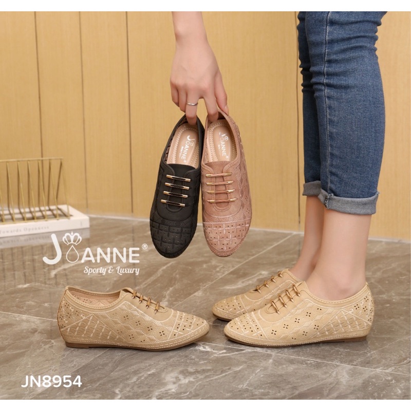 JOANNE Wedges Loafers Shoes #JN8954 ORIGINAL