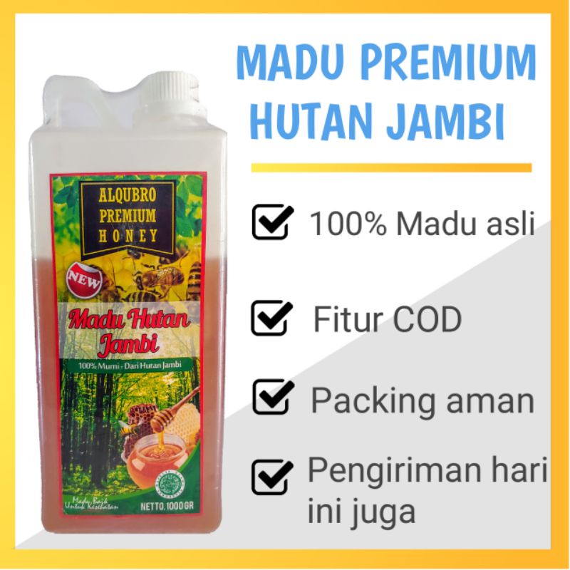

madu asli 100% murni madu hutan al-qubro hutan premium jambi