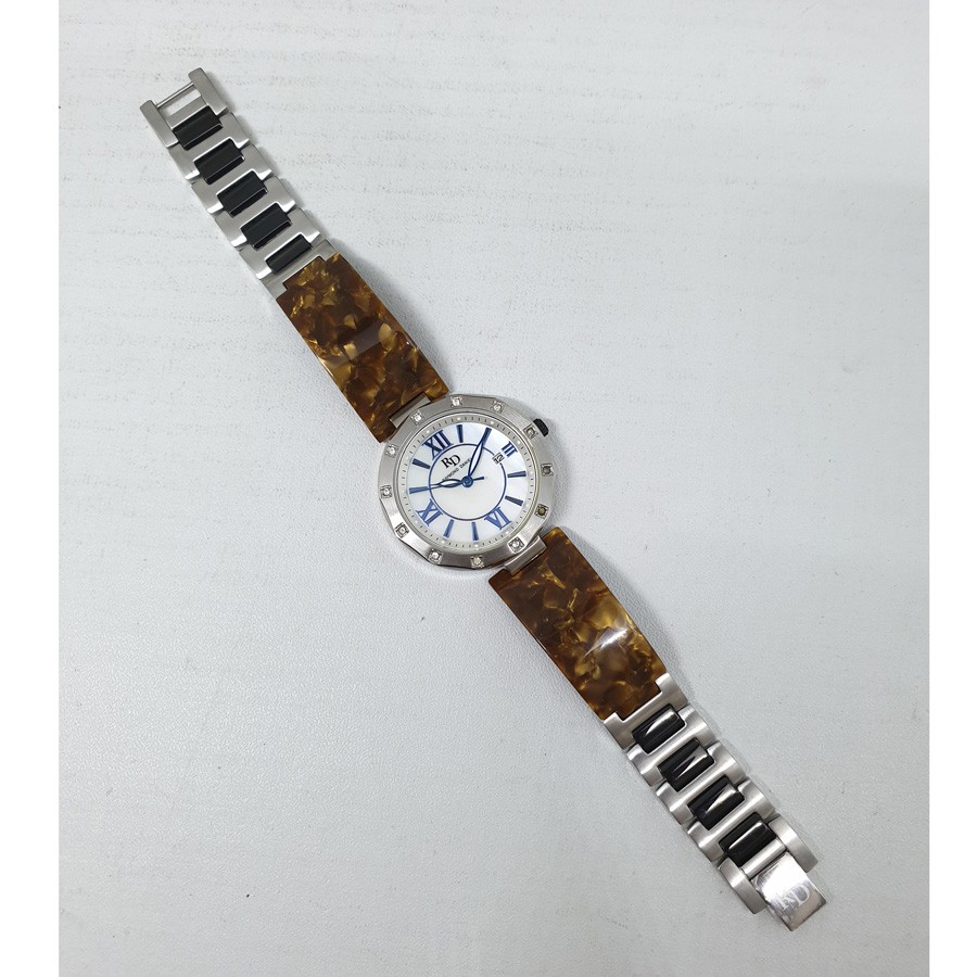 Raymond Daniel RD206 Silver Akr.Putih, Jam Tangan Wanita, Original