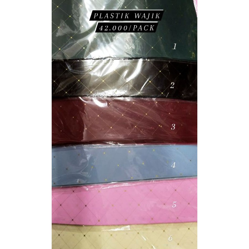 

plastik wajik