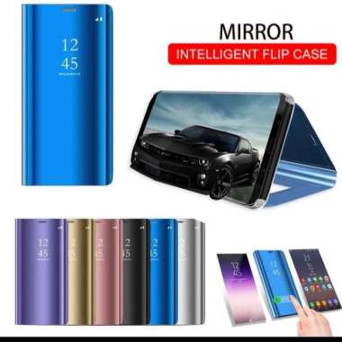 OPPO FIND X2 A1K REALME C2 A9 A5 2020 RENO ACE RENO2 RENO2F Flip Cover Mirror Standing