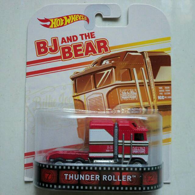 Diecast The Thunder Roller (BJ and The Bear Movie) Miniatur Mobil Mainan Hot Wheels