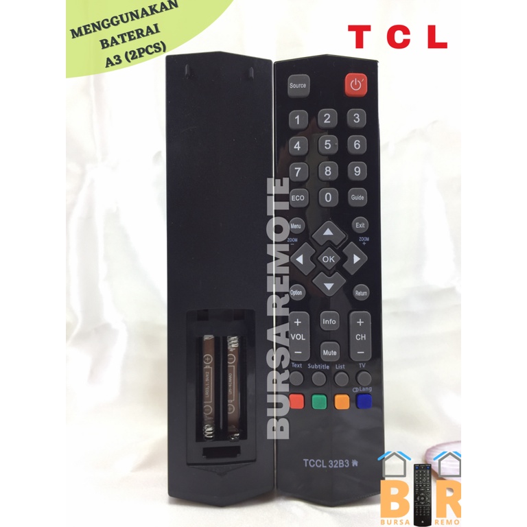 Remot / Remote TV TCL type TCCL 32B3 LCD LED tanpa setting