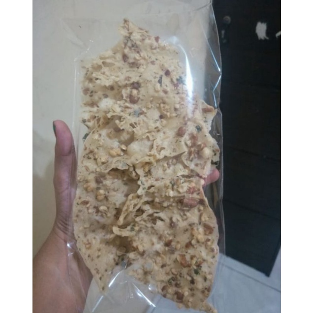 

peyek kacang plastik renyah
