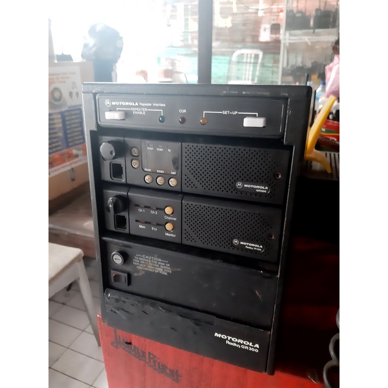 Repeater Motorola Gm300 dan Radius M120 Frekuensi Vhf Casing Asli Motorola GR300