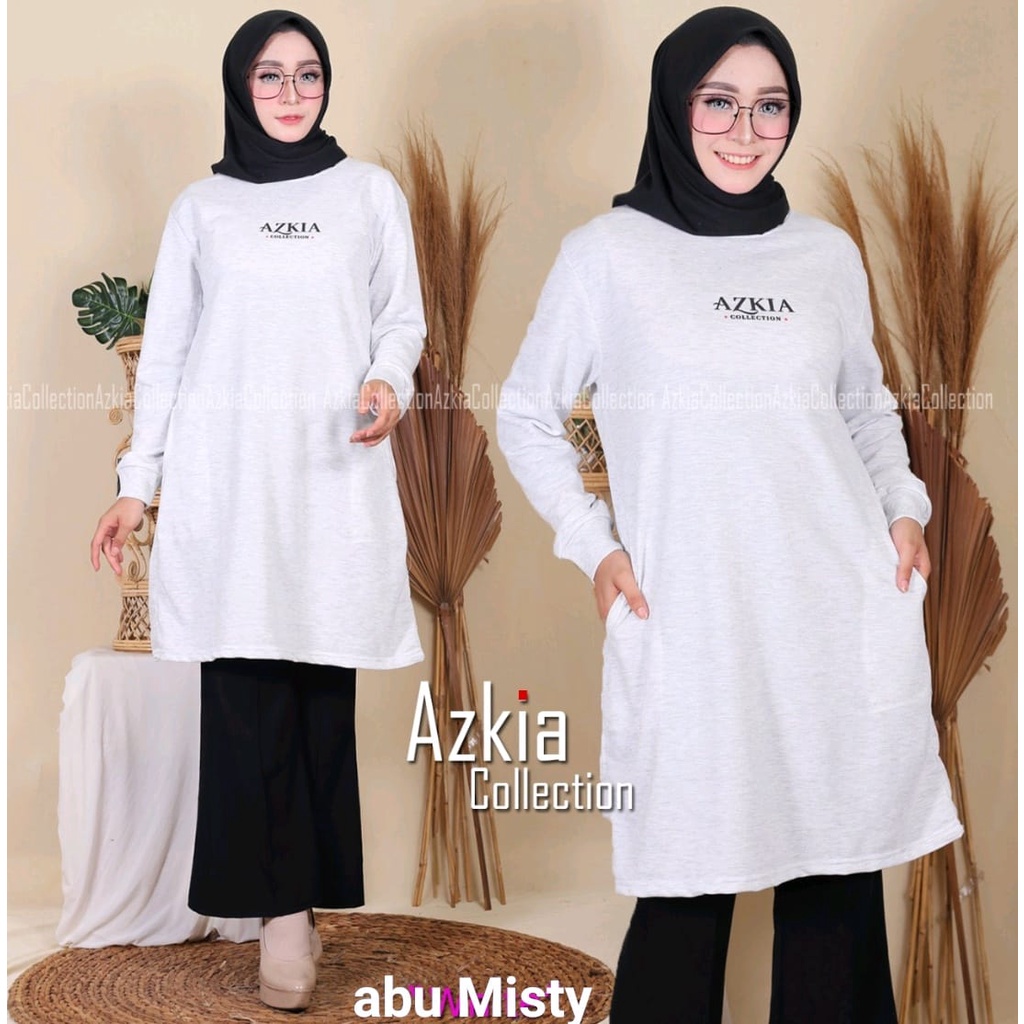 tunik wanita bahan babyterry