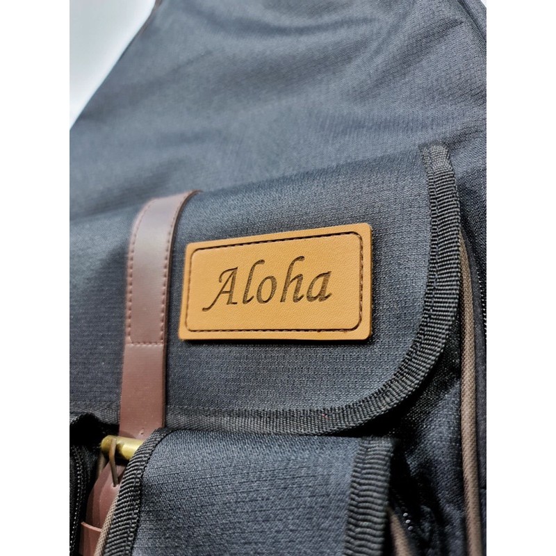 Tas Gitar Akustik Model GIGBAG Ukuran 3/4 Jumbo Hitam Softcase Busa 10mm Merk ALOHA Original Premium