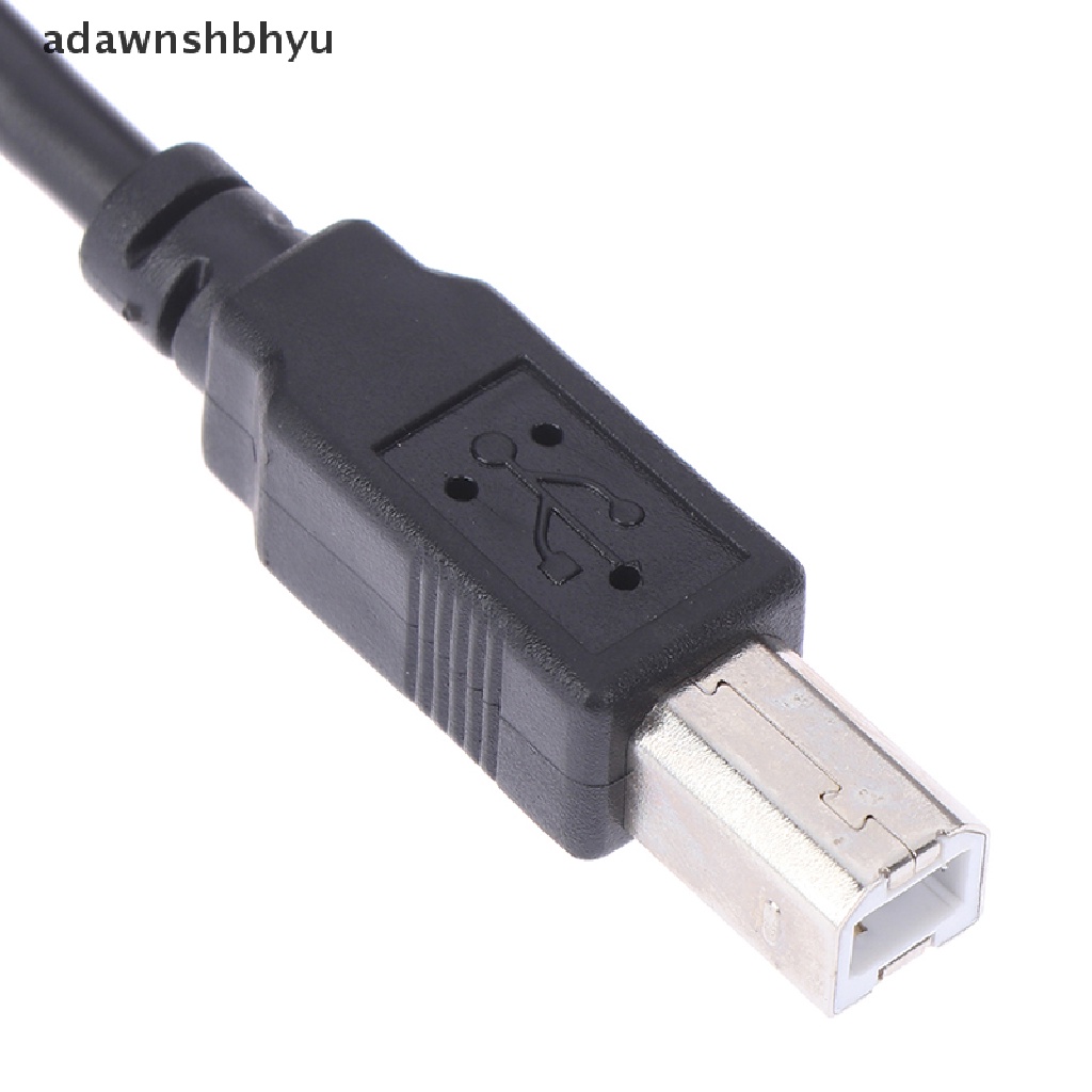 Kabel Ekstensi Printer adawnshbhyu USB 2.0 Type B Male to Type B Female Dengan Panel Mount