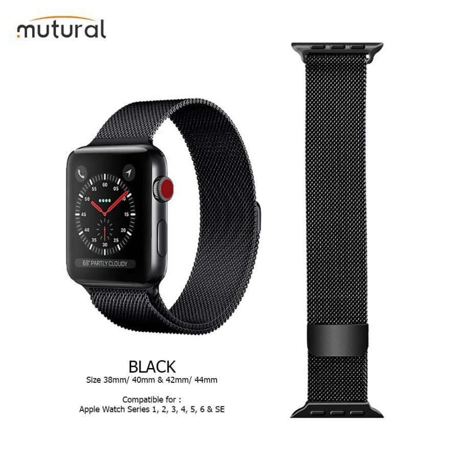 Mutural Luijing Series Milanese Loop Strap for Watch 1-8 &amp; SE