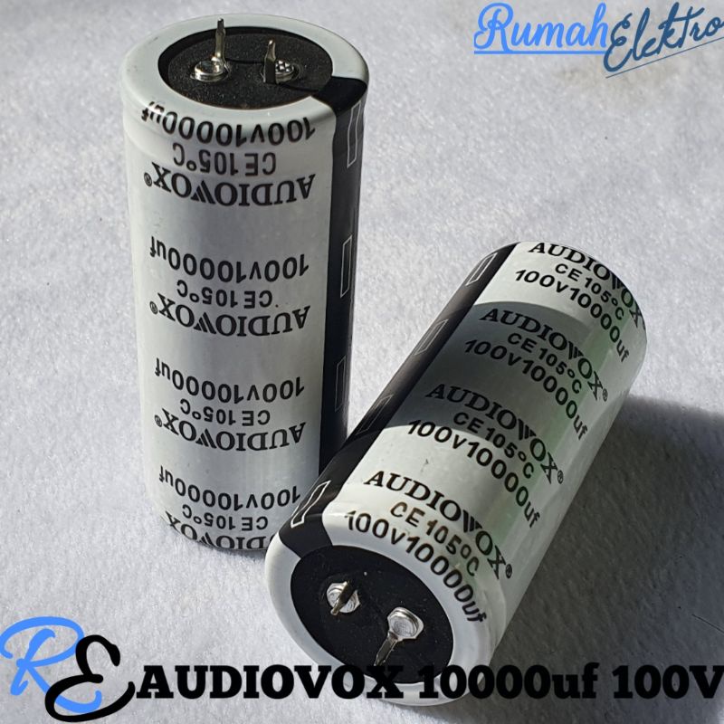 Elco AUDIOVOX 10000uf 100V Putih