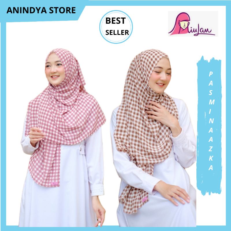 PASMINA AZKA MIULAN HIJAB JILBAB PASMINA MOTIF