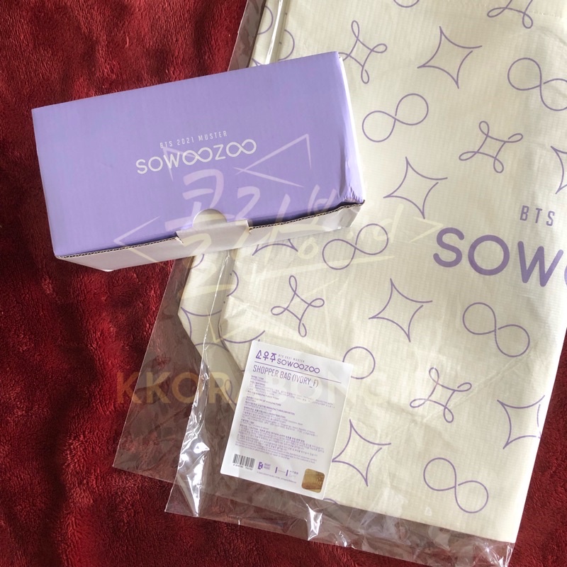 [READY] BTS Sowoozoo Glass Set Shopper Bag