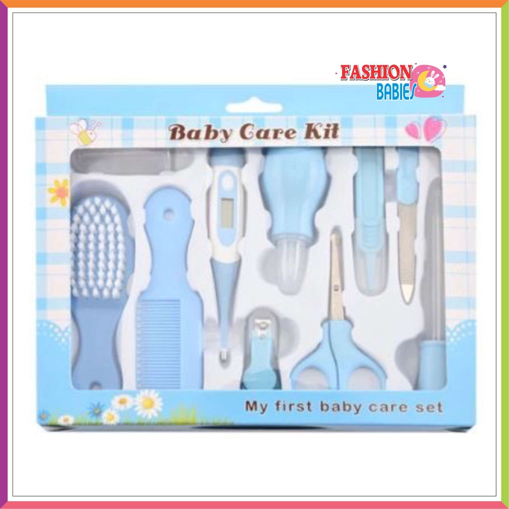 ❤ Fashionbabies ❤ PREMIUM BABY CARE KIT SET 10 IN 1 / MANICURE BABY / GUNTING KUKU SET / BABY GIFT SET