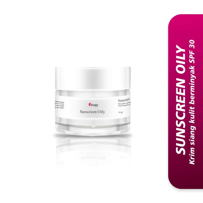 Krim Siang Day Cream Sunscreen Oily Kulit Berminyak Inusa Skincare