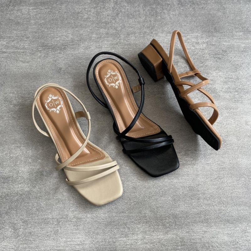 Faduzzi Sandal Wanita Tali MEISA Hak 3Cm