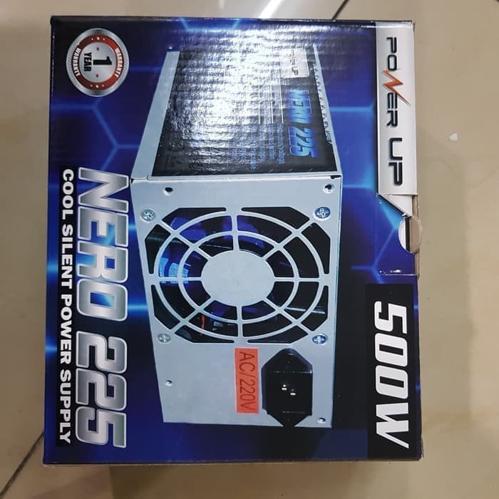 POWER SUPPLY 500WATT POWER UP NERO 225 POWER SUPPLY PC