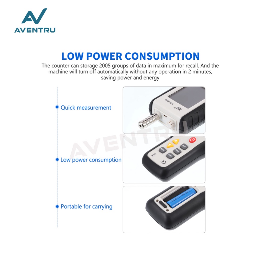Particle Counter Tester HTI HT9600 PM2.5 Detector Air Quality Monitor