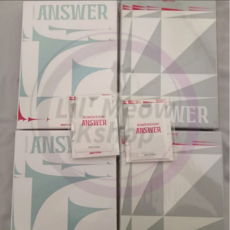 [READY STOCK] ENHYPEN ALBUM DIMENSION: ANSWER + POB WEVERSESHOP (Sealed)