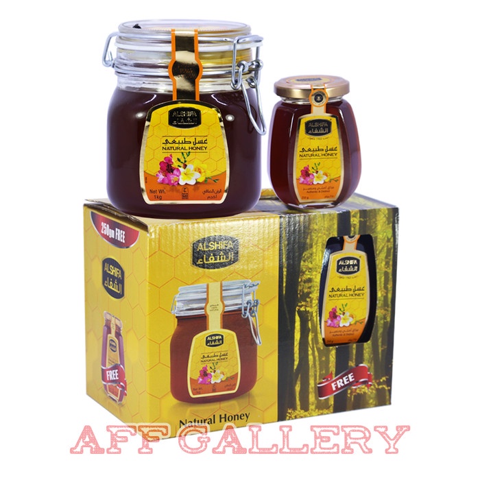 Paket Madu Arab Alshifa 1kg Free 250 gr original