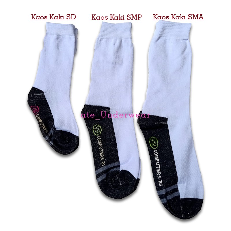 AT163-Kaos kaki sekolah SD SMP SMA