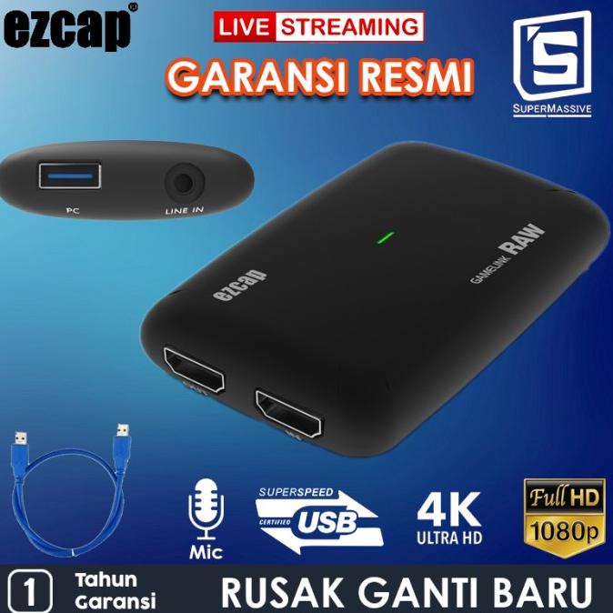 Ezcap 321 Game Link RAW 4K capture Live Streaming Game capture