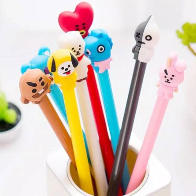 

[READY] PULPEN KPOP BTS BT21 BANGTAN BOYS ARMY BLACK INK