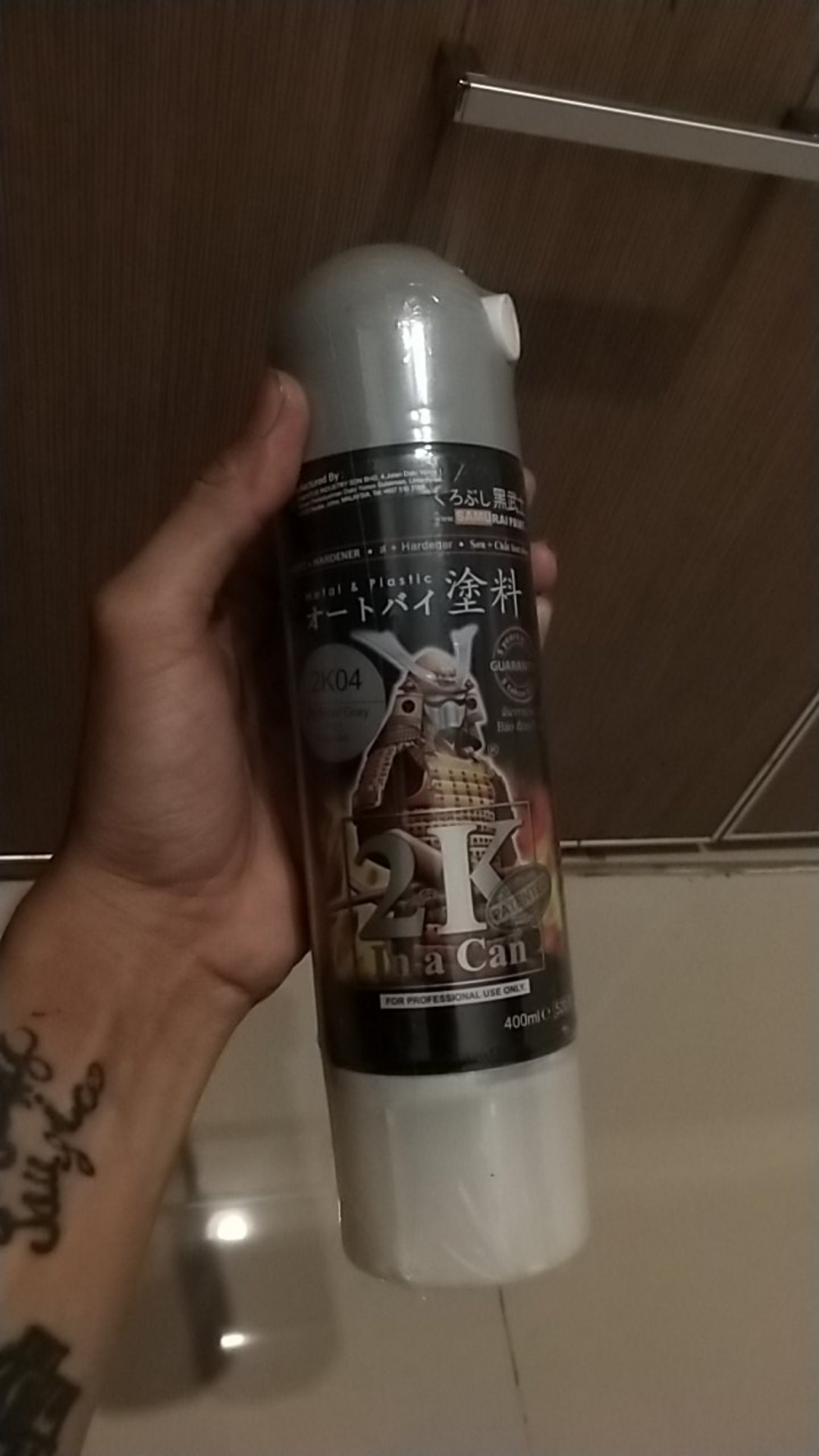 Cat Semprot Samurai Pernis 2k01 Clear 2k01a Eproxy 2k04 2k07 2khlg 400ml