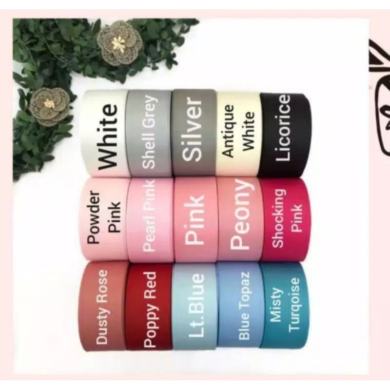 1 METER - 5 CM | PITA GROSGRAIN GGF 2 INCH