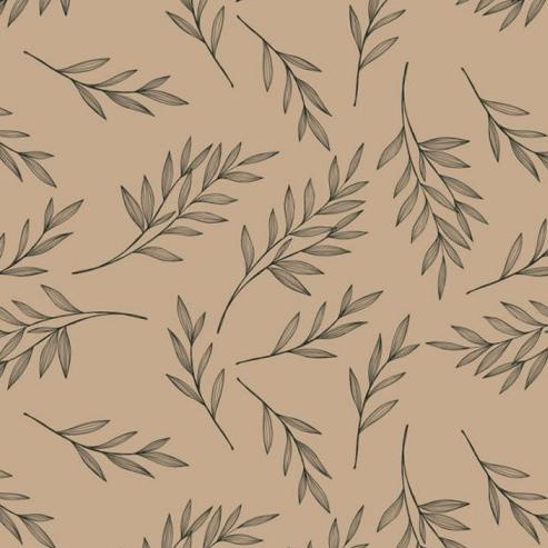 

➼ BUY 3 GET 4 Kertas Kado Harvest / Wrapping Paper Brown Craft - Leaves ❉
