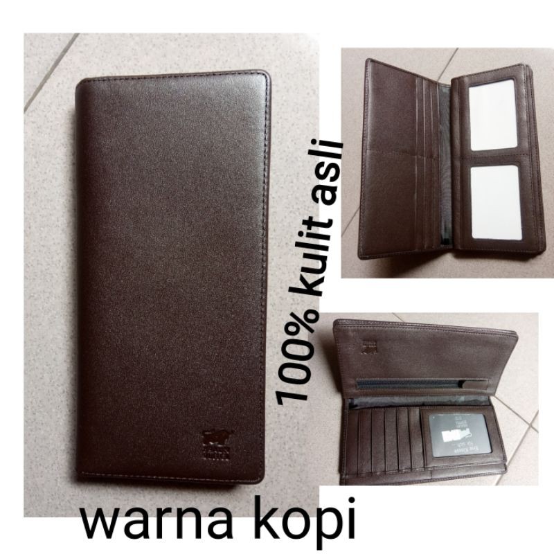 DOMPET PANJANG BRAUN BUFFEL/DOMPET COWOK DAN CEWEK/DOMPET BRANDED/DOMPET KULIT ASLI/DOMPET Pria/7113