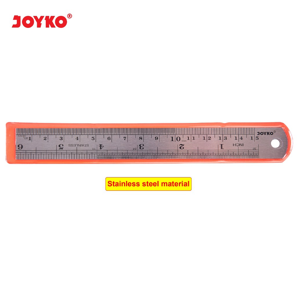 

Stainless Steel Ruler Penggaris Besi Joyko RL-ST15 15 cm / Joyko Original