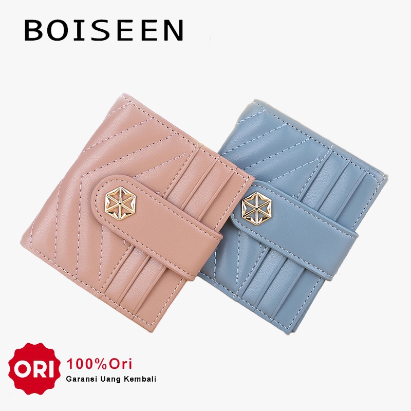 BOISEEN N1889 Dompet Kartu Wanita Bahan Kulit PU Leather Premium WATCHKITE WKOS