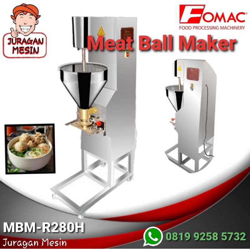 Jual Mesin Cetak Bakso Otomatis Meat Ball Maker Mbm R280h New Fomac