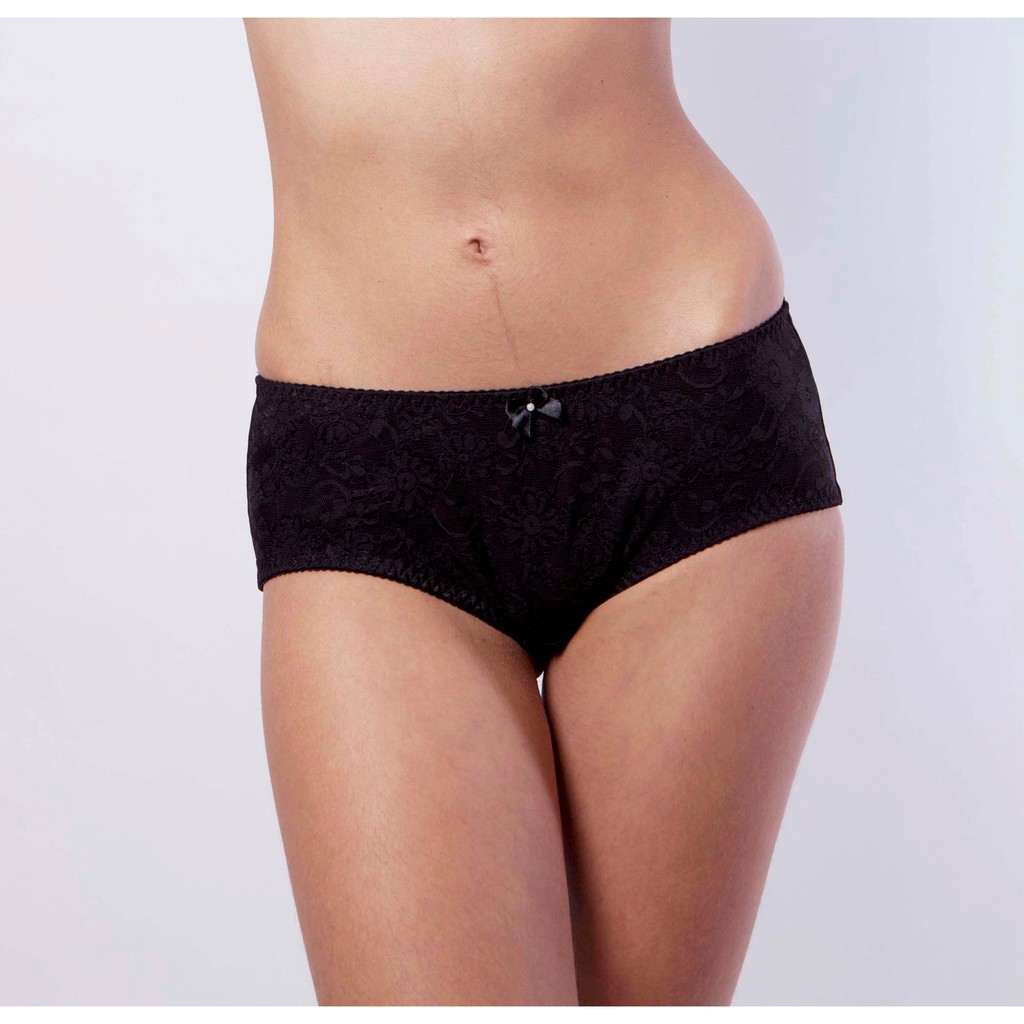 Celana Dalam Panty Pakaian Dalam Wanita Fiori Design Aurora ver.02 Black