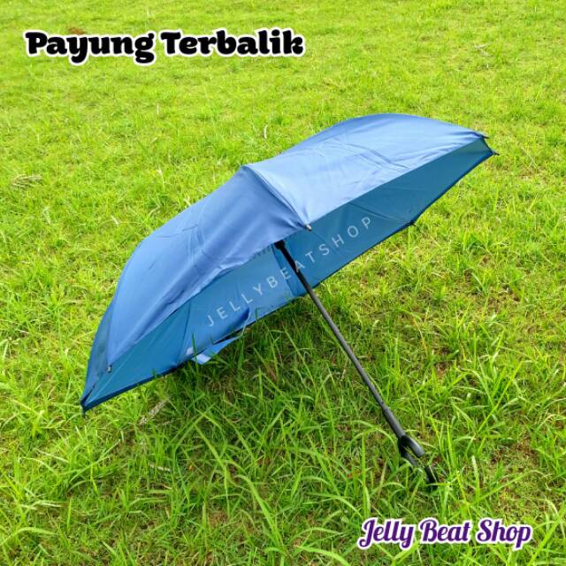 Payung terbalik / reverse umbrella / kazbrella murah