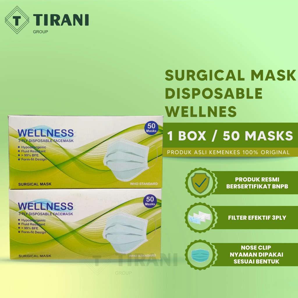Masker medis 3ply Surgical mask earloop
