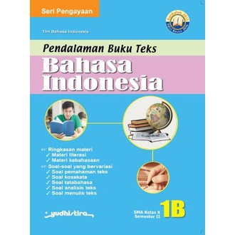 BUKU PENDALAMAN TEKS PBT SOAL BAHASA INDONESIA SMA PENERBIT YUDHISTIRA-2