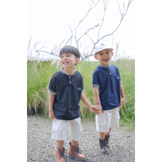 MACKENZIE TOP - Promo 8.8 Kaos Polo Anak Kemeja Kerah Kids Wangki Cewek Cowo Perempuan Laki Katun Lucu Murah 1-6 Th