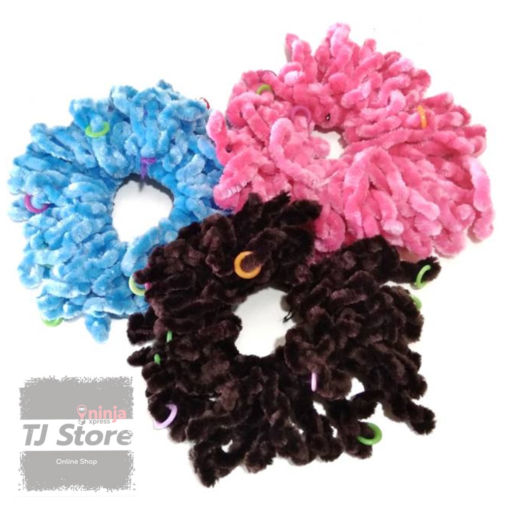 Kunciran Rambut Ubur - Ubur JUMBO / Ikat Rambut Cepol Hijab / Kuncir Rambut Hijab-2