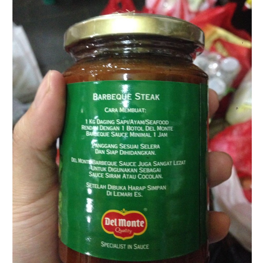 Del Monte Barbeque Sauce 330 Gr Bumbu Saus Barbecue BBQ DelMonte