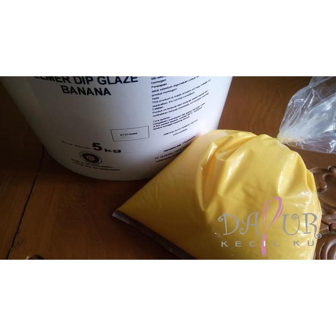 

Topping Donat / Elmer Dip Glaze Banana 500 gr repack CUCI GUDANG Kode 1051