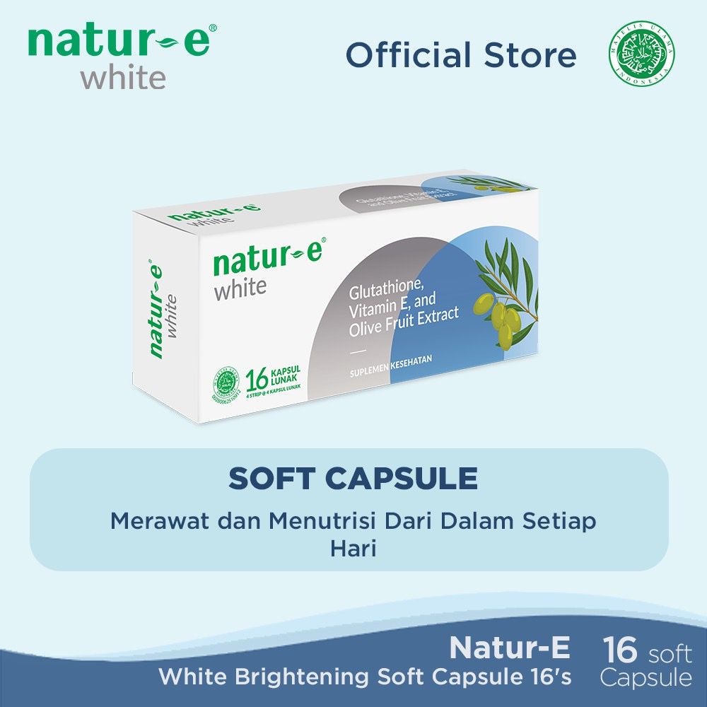 Natur-e 100 &amp; 300 IU Soft Nourishing Advanced White capsule 16's (DANUR16S)