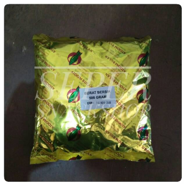 BUMBU TABUR INSTANT / BUMBU PENYEDAP  / BUMBU MASAKAN SERBA GUNA BUMBU MASAK ATOOM BULAN 500GR