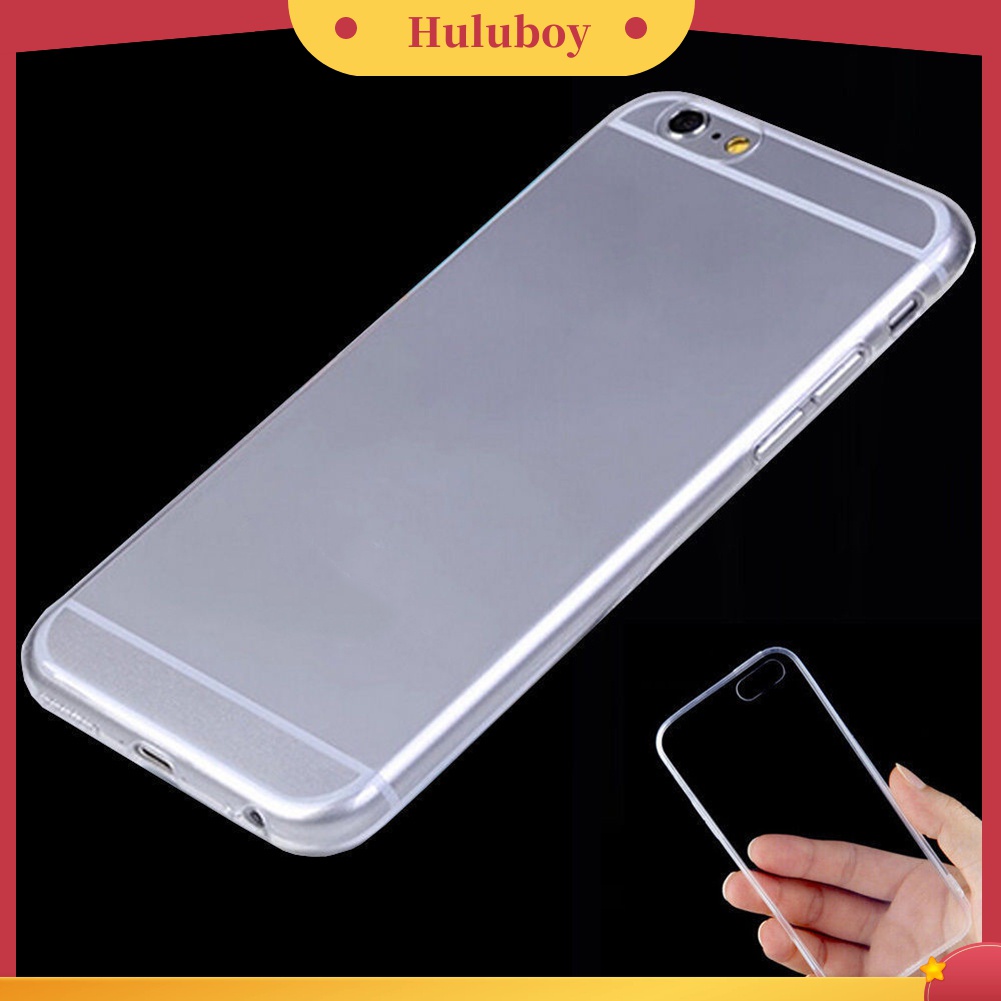 Soft Case Silikon Transparan Untuk iPhone SE 5 5S 6 6S 7 Plus