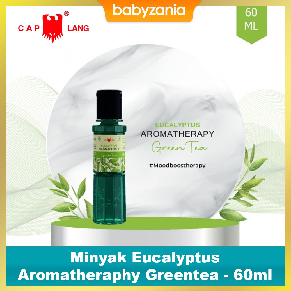 Cap Lang Minyak Eucalyptus Ekaliptus Aromatheraphy Greentea - 60ml