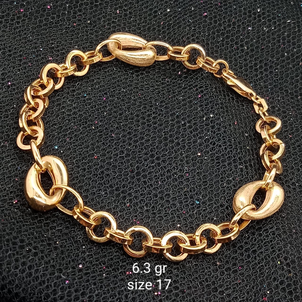 Gelang Emas 17K - 6.3 gr Kadar 750 - 620