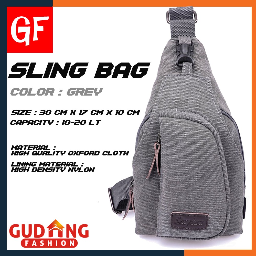 Gudang Fashion - Sling Bag Messenger Bag Pria Smart Casual