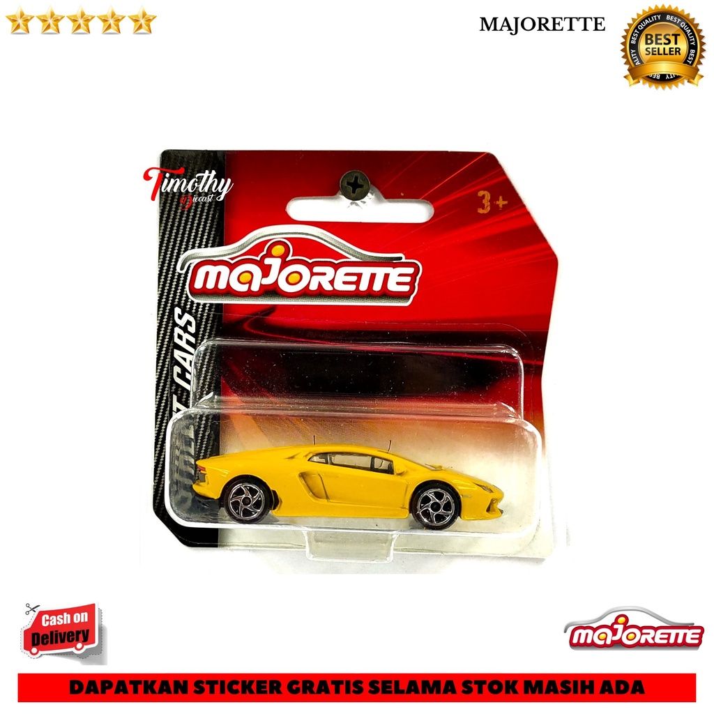 Majorette Street Cars Lamborghini Aventador Kuning Timothy Diecast