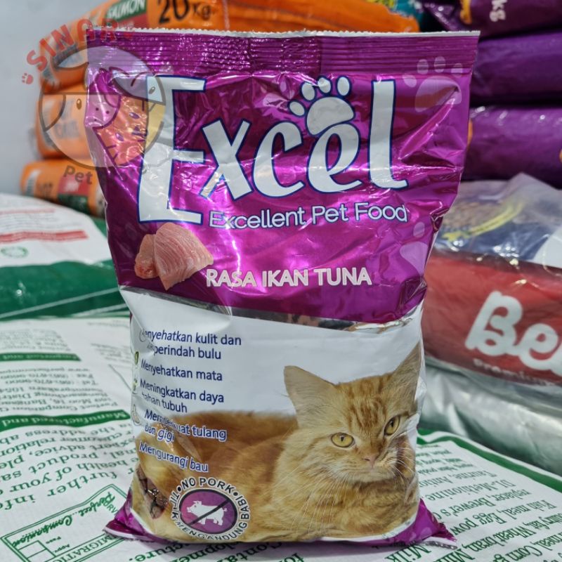 Excel Cat Food 500Gram Tuna Makanan Kucing